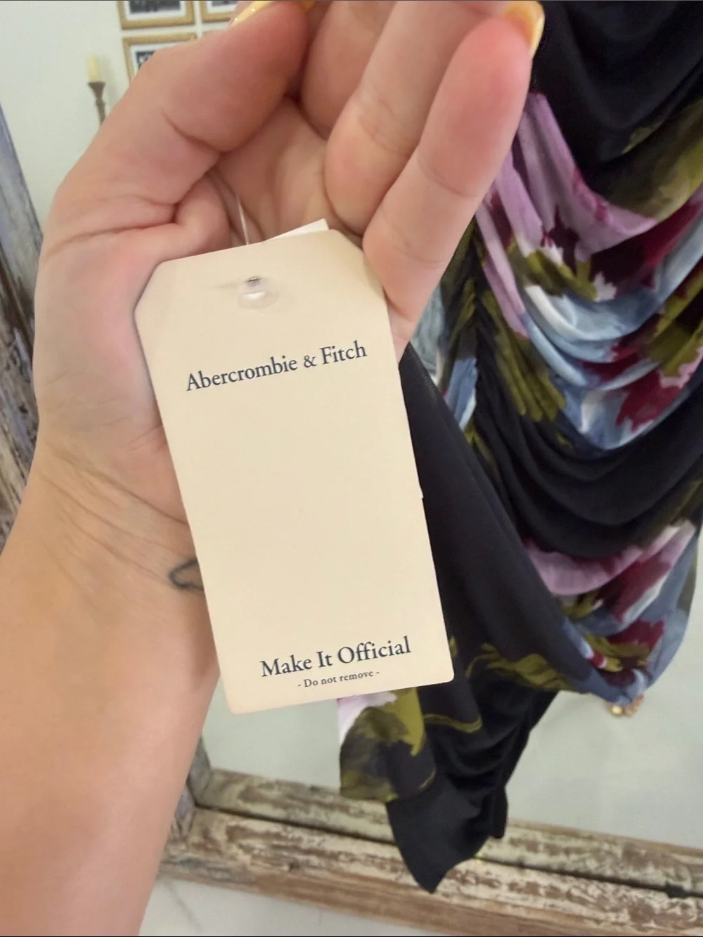 Abercrombie & Fitch Emerson Ruched Strapless Slim Maxi Dress